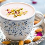 Noon Chai in a white cup