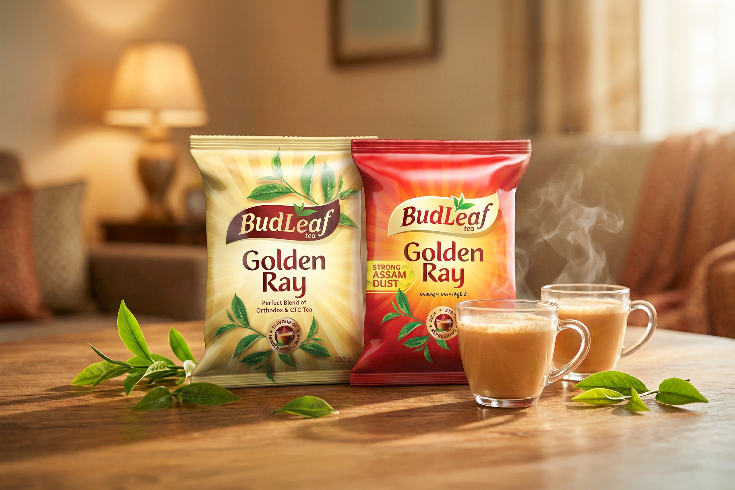 Golden Ray vs Golden Ray Assam Dust Tea